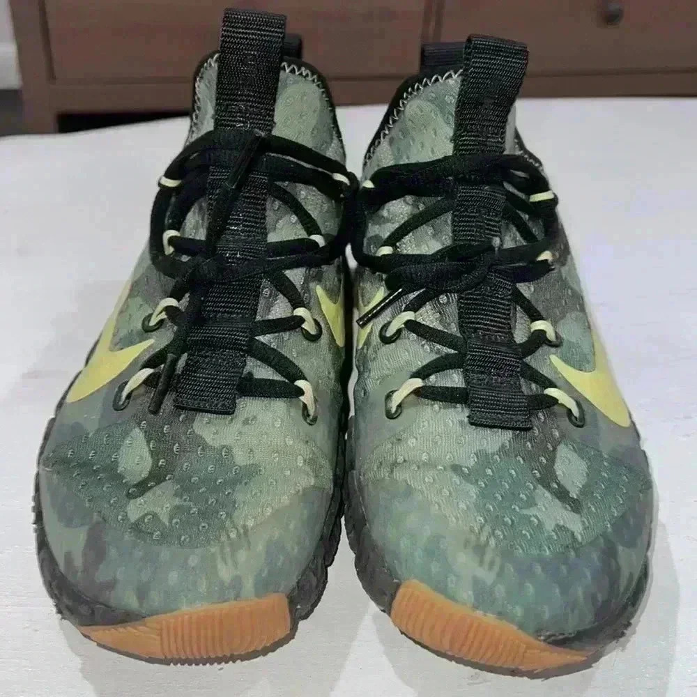 Nike Free Metcon 3 Training Shoes Camo Black Green Men’s Size 8.5 - Picture 6 of 10